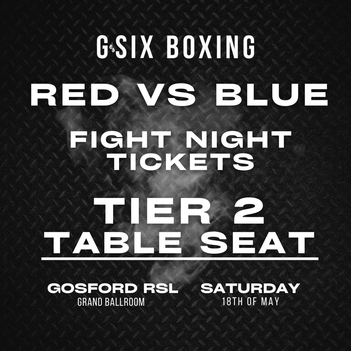 RVB 16 Fight Night Ticket- Tier 2 Table Ticket