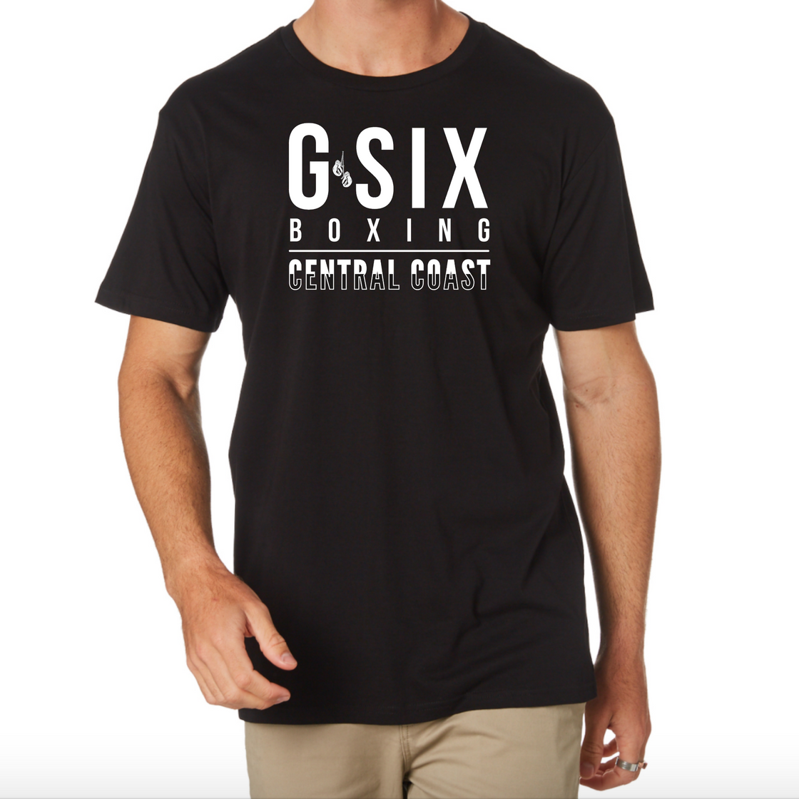 G-Six Boxing Central Coast Tee - BLACK